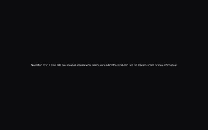 Screenshot of indomethacin2x2.com
