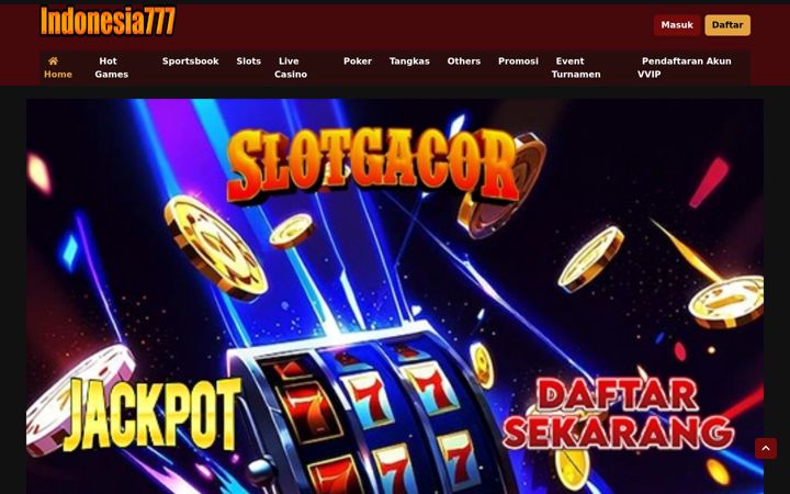 Screenshot of indonesia777.net