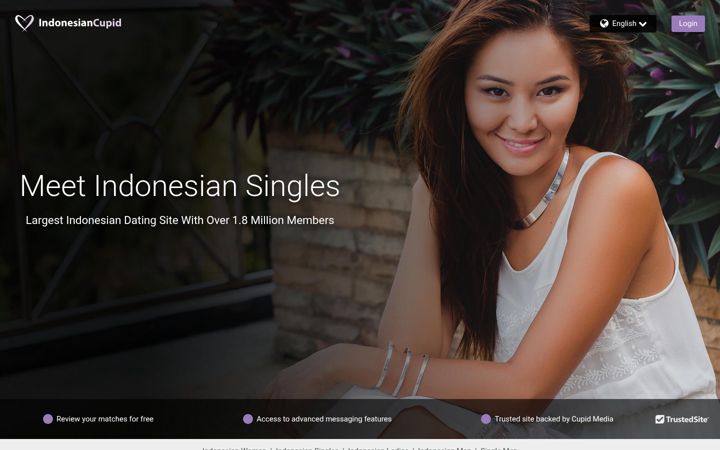 Screenshot of indonesiancupid.com