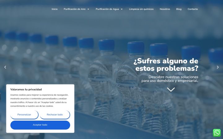 Screenshot of indoorair.es