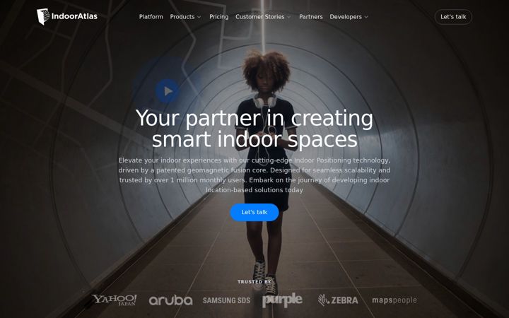 Screenshot of indooratlas.com