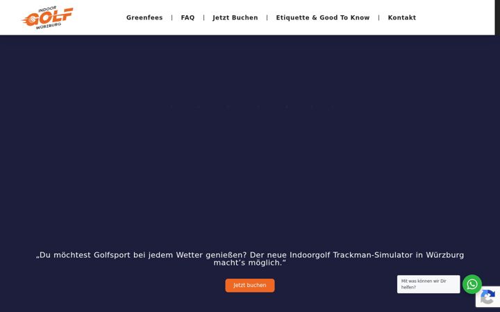 Screenshot of indoorgolf-wuerzburg.de