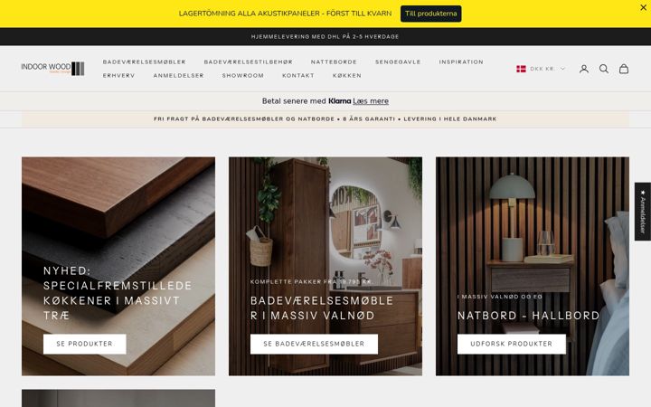 Screenshot of indoorwood.com