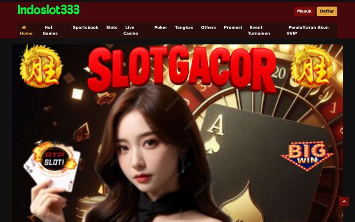 Screenshot of indoslot333.net