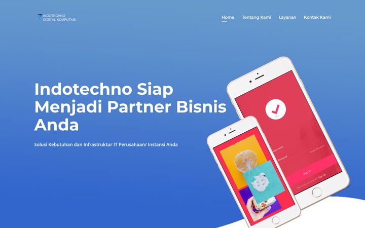 Screenshot of indotechno.co.id