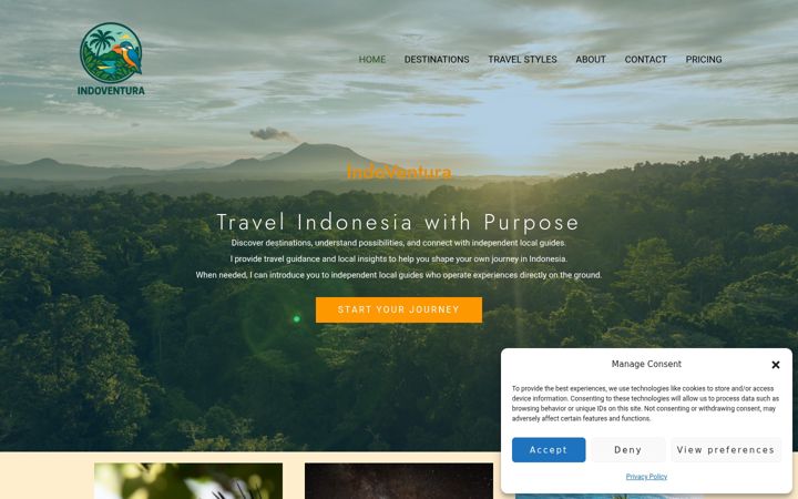 Screenshot of indoventura.com