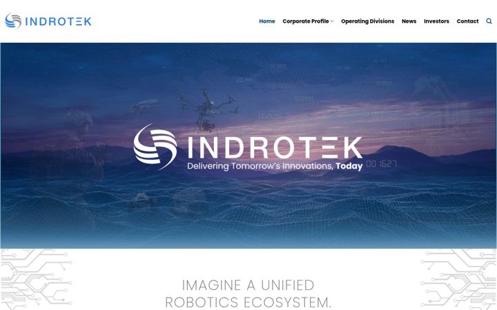 Screenshot of indrotek.com