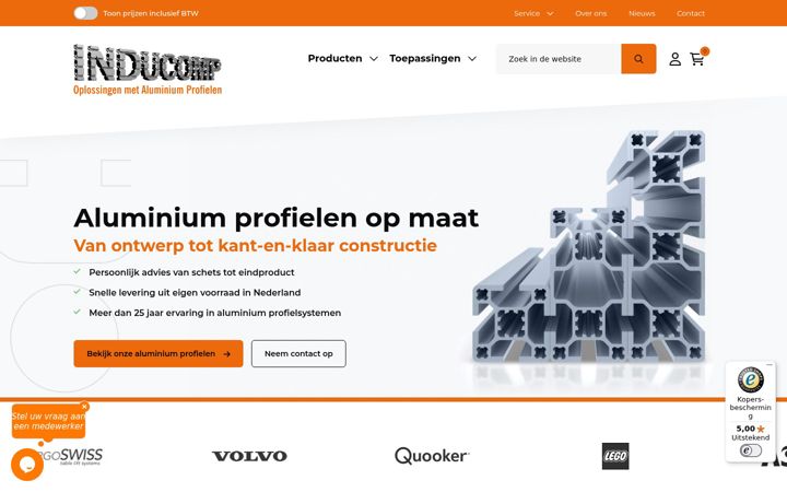 Screenshot of inducomp.nl