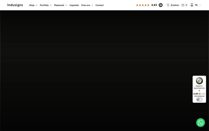 Screenshot of indusigns.nl