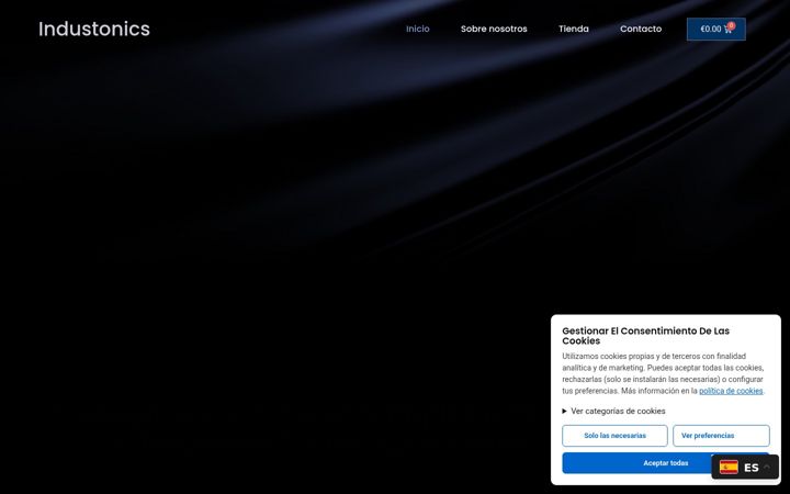 Screenshot of industonics.com