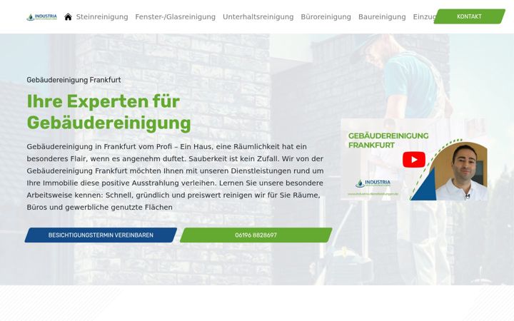 Screenshot of industria-dienstleistungen.de