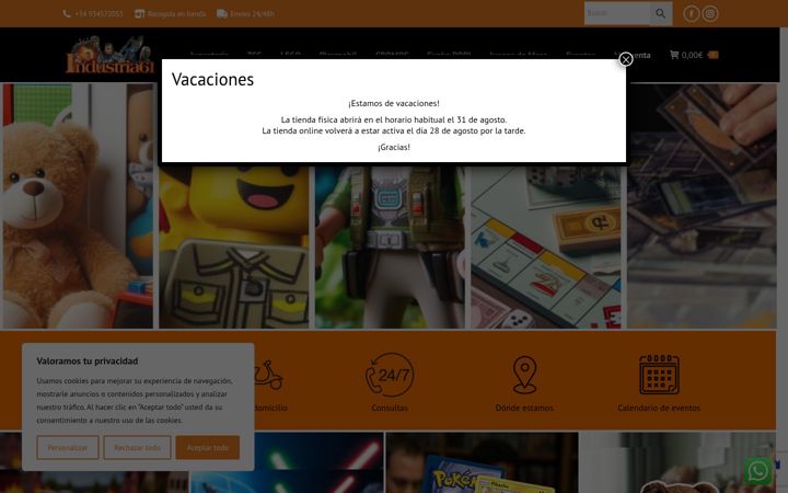 Screenshot of industria61.com
