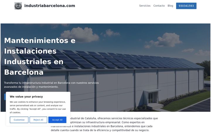 Screenshot of industriabarcelona.com