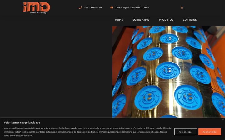Screenshot of industriaimd.com.br