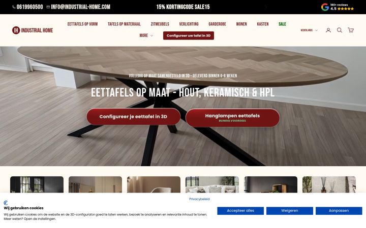 Screenshot of industrial-home.com