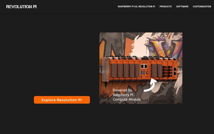 Screenshot of industrial-pi.com