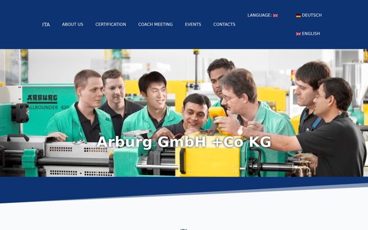 Screenshot of industrial-training-association.de
