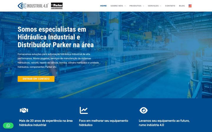 Screenshot of industrial4-0.com.br
