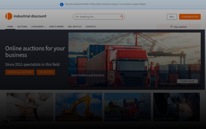 Screenshot of industrialdiscount.com