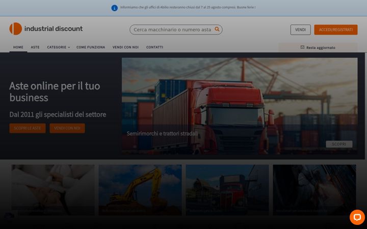 Screenshot of industrialdiscount.it
