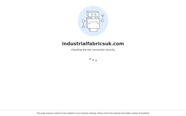 Екранна снимка на industrialfabricsuk.com