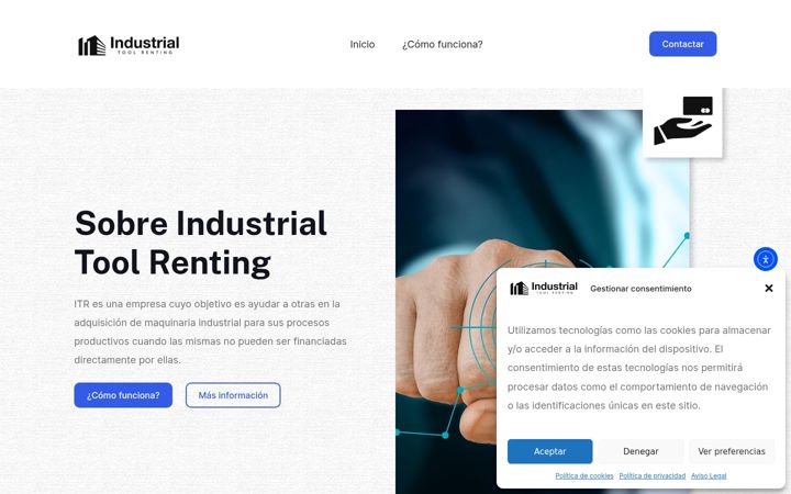 Screenshot of industrialrenting.es