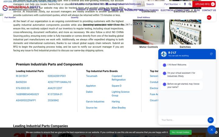 Screenshot of industrials3sixty.com