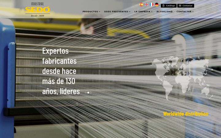 Screenshot of industrialsedo.com