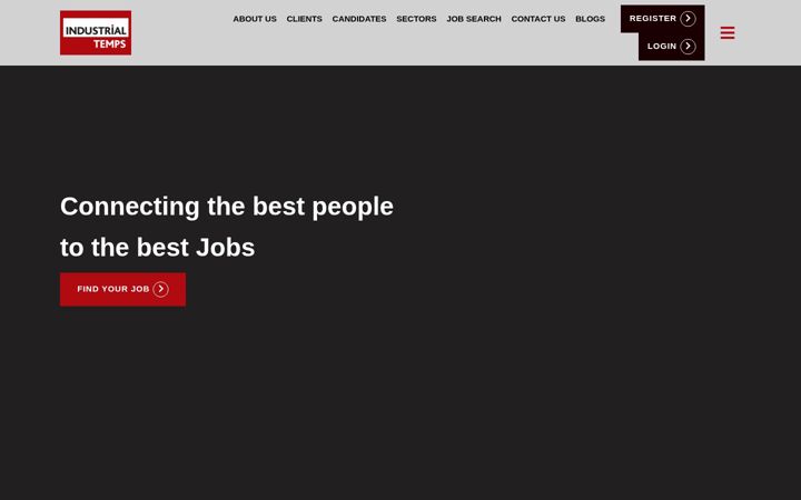 Screenshot of industrialtemps.com