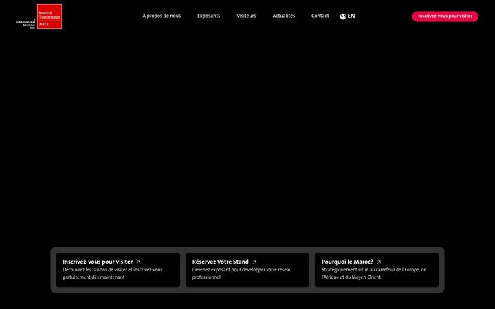 Screenshot of industrialtransformationafrica.com