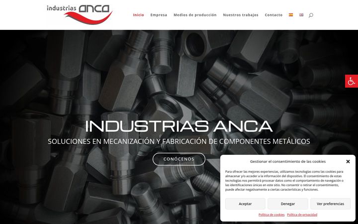 Screenshot of industriasanca.com