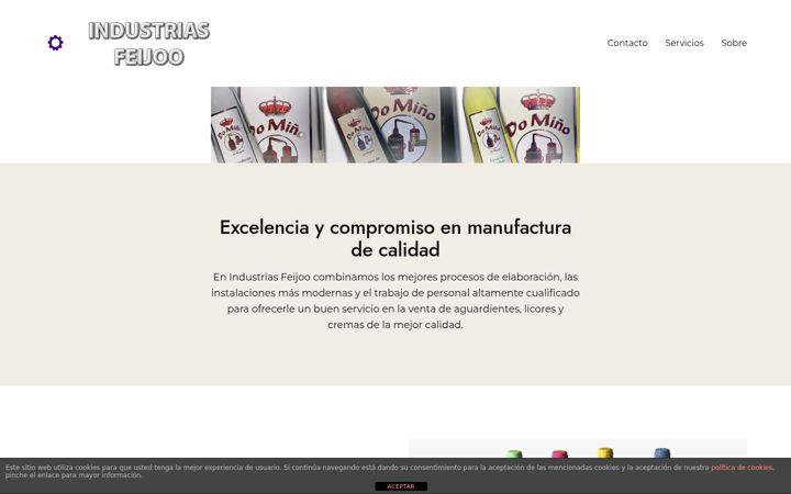 Screenshot of industriasfeijoo.es
