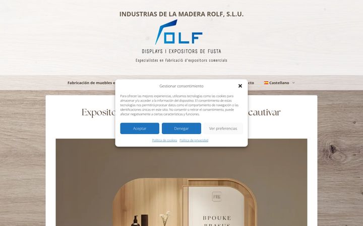 Screenshot of industriasrolf.com