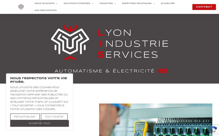 Screenshot of industrie-services.fr