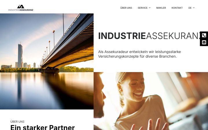 Screenshot of industrieassekuranz.com