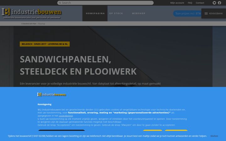 Screenshot of industriebouwen.be