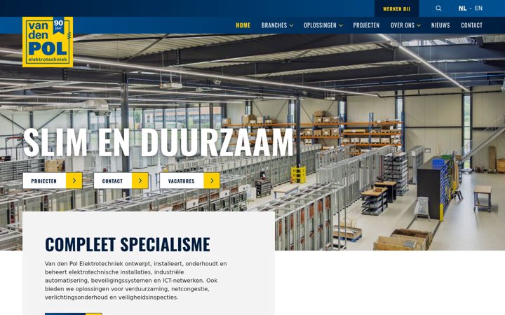 Screenshot of industriele-automatisering-vandenpol.nl