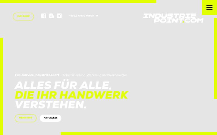 Screenshot of industriepoint.com