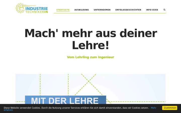 Screenshot of industrietechniker.net