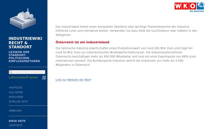Screenshot of industriewiki.at