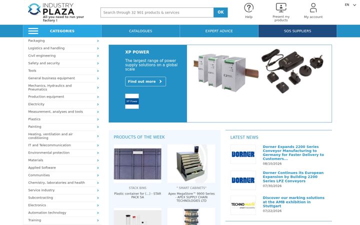 Screenshot of industry-plaza.com