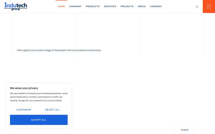 Screenshot of indutechg.com