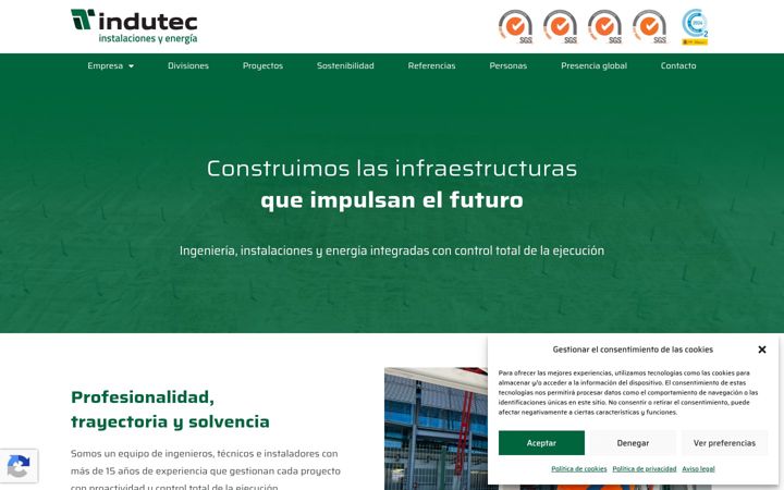 Screenshot of indutecsa.es