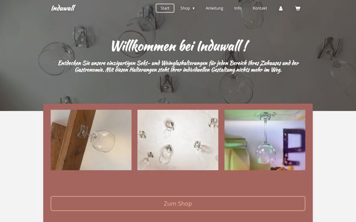 Screenshot of induwall.de