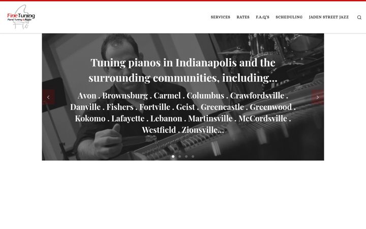 Screenshot of indyfinetuning.com