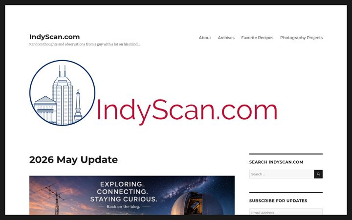 Screenshot of indyscan.com