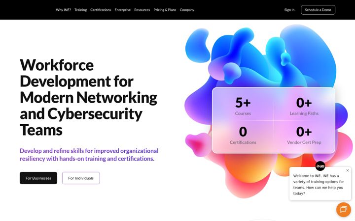 Screenshot of ine.com