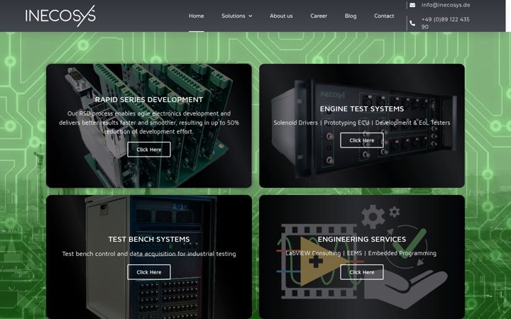 Screenshot of inecosys.de