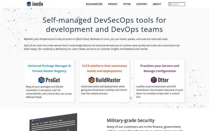 Screenshot of inedo.com