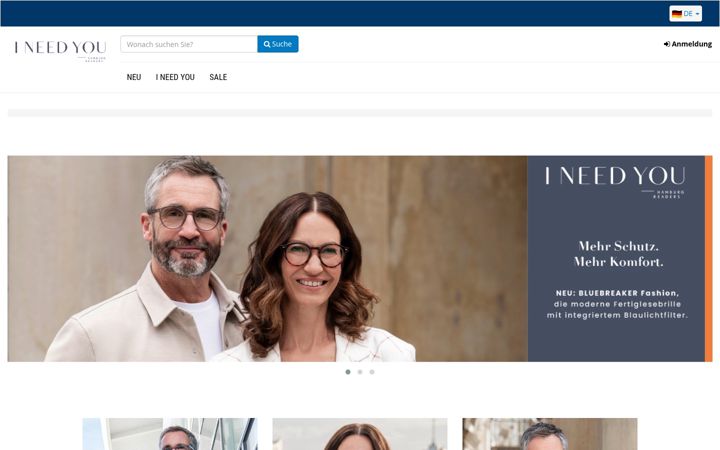 Screenshot of ineedyou.de